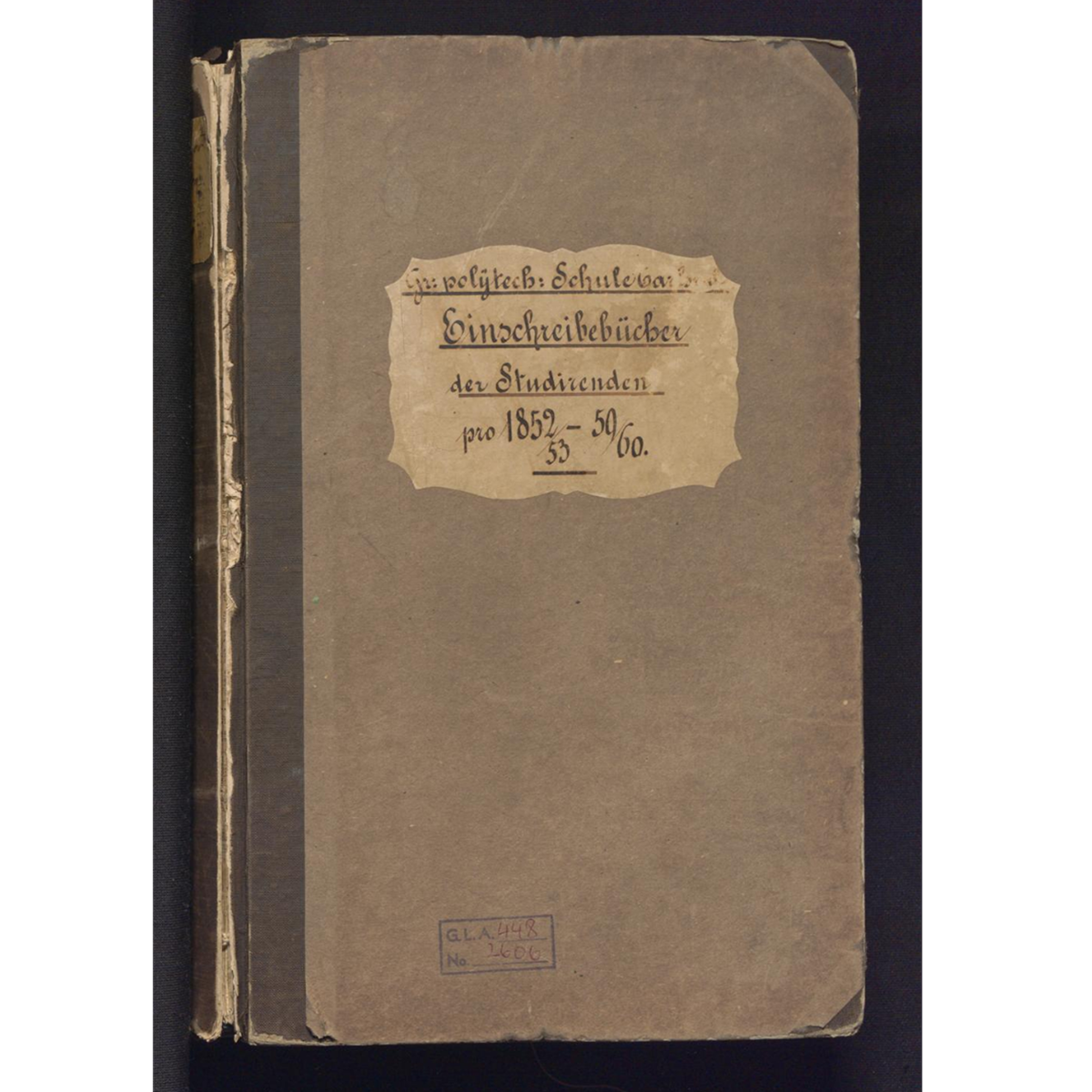 Matrikelformular Sommersemester 1894 (KITA 21003/9)